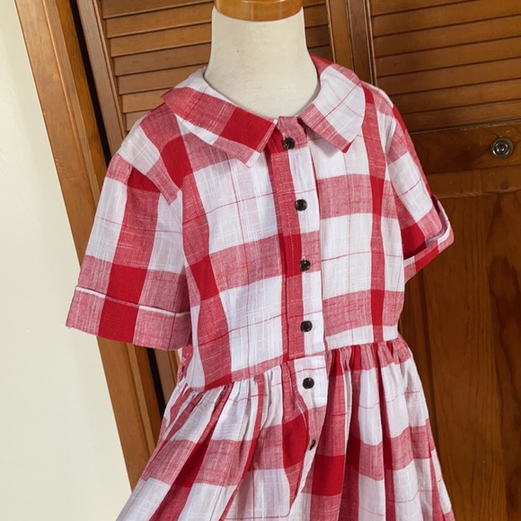Lacey Lane | Red & White Checkered Hopscotch Dress | 7 - Picture 8 of 16